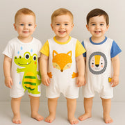 Cartoon Animal Printed Romper