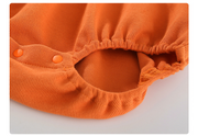 girls orange romper for autumn