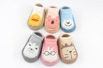 Animal Print Socks Shoes – Non-Slip Soft Sole Indoor Shoes - Aristo Baby 
