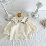 2-Piece Outfit Set – Strap Romper & Embroidered Cotton Top - Aristo Baby 