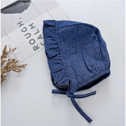 Baby Girl Navy Denim Romper - Aristo Baby 