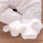 Winter Bunny Snowsuit | Hooded Warm Fleece Romper-Aristo Baby