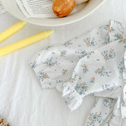 Autumn Outfit Floral Romper - Lace Dress Top - Aristo Baby 