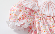 Pink Floral Princess Dress