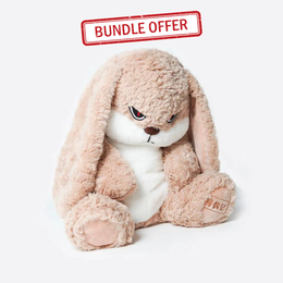 Angry Rabbit Plush Toy : The Grumpy Guardian Bunny