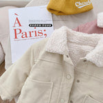 Korean style thick kids jacket coat