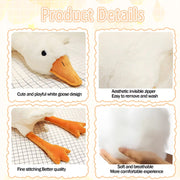 Giant Goose Plush Toy - Sleep Buddy & Pillow (3 Size)