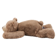 Lying Bear Plush Toy -Sleep Companion & Huggable Pillow