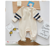 Sports Style Long Sleeve Cotton Romper - Aristo Baby 