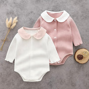 Peter Pan Collar Cotton Romper