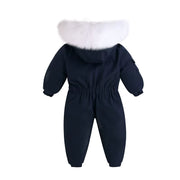 Navy Winter Snowsuit & Warm Waterproof Jumpsuit-Aristo Baby