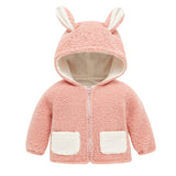  Polar Fleece Animal Jacket – Hooded Zipper Coat-Aristo Baby
