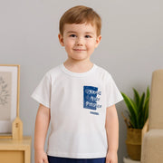 Printed Cotton White T-Shirt