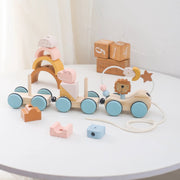 Montessori Wooden Train Toy Set
